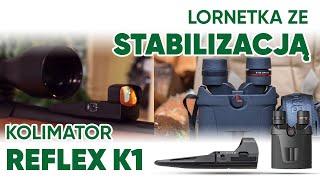 Lornetka ze stabilizacją Kite Optics APC 42 oraz Kolimator Reflex K1 | KniejaTV