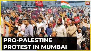 Massive Pro Palestine Protest In Mumbai, Muslim In Solidarity With Palestinians