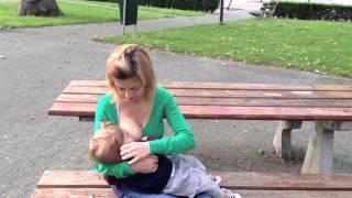 Breastfeeding at the park