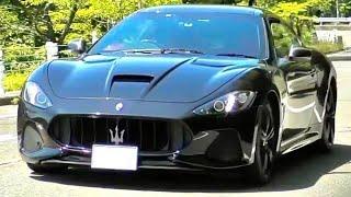 Maserati's loud acceleration sound.