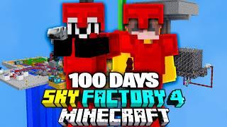 I Survived 100 Days in Minecraft SKY FACTORY 4...