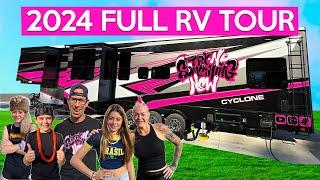 FULL RV TOUR- Massive RV that Full-Time family of 5 lives in!