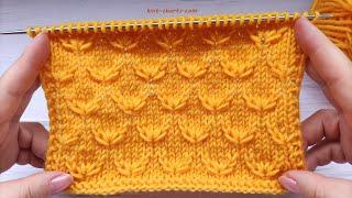 Fancy Stitch Knitting Pattern | Fantasiemuster stricken | Punto fantasia ai ferri | Punto fantasía