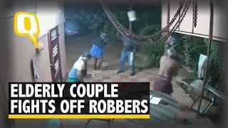 Caught on Cam: Elderly Couple Fights Off Armed Robbers in Tamil Nadu | The Quint