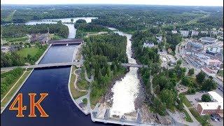 Imatran koskinäytös 4K Imatra Rapids Show