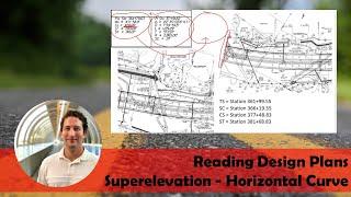 Superelevation Horizontal Curve Example Problem