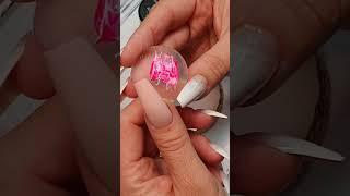 Stamper marble french manicure   easy french nails hack