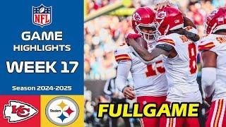 Chiefs vs Steelers Week 17 [FULL GAME] Highlights, Dec 25 2024 | NFL Highlights Season 2024