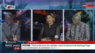 TFM LIVE  :   Infos matin - Pr : Dieynaba Seydou BA - 16 Juillet 2024