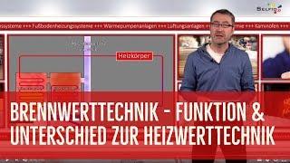 Wie funktioniert Brennwerttechnik und wo ist der Unterschied zu Heizwerttechnik?