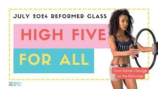 10 Min. Reformer workout: High Five for All with Tami-Adrian George | Online Pilates Classes