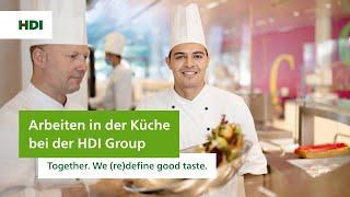 Arbeiten in der Küche bei der HDI Group