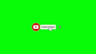 2. Green Screen​ Subscribe Button (No Copyright)