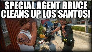 Special Agent Bruce Cleans Up Los Santos! | GTA RP | Grizzley World WHITELIST