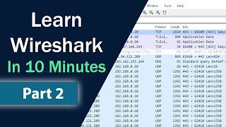 Learn Wireshark in 10 minutes Part 2  - Wireshark Tutorial (Capture and Protocol Filters)