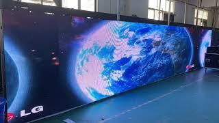 Indoor P2.5/P3/P4 /P5 led display with iron panel for fixed installation