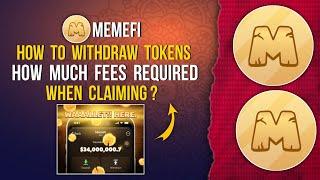 MEMEFI WALLET CLAIM AIRDROP | WITHDRAW FEES REQUIRED #memefi #withdrawal #listing