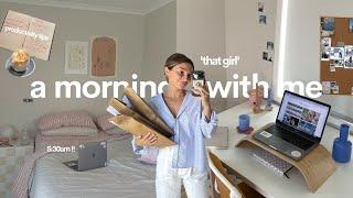 my 5:30am morning routine | small business & WFH productivity tips  ️