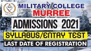 MILITARY COLLEGE MURREE ADMISSION 2020 || HIGHBROWS