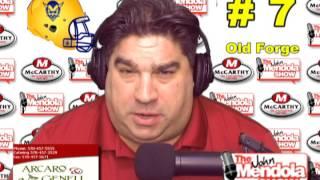 The John Mendola Show Top 15 Football Rankings 11-10-14