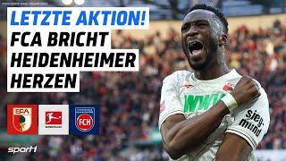 FC Augsburg - 1. FC Heidenheim | Bundesliga Tore und Highlights 19. Spieltag