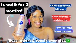 Nivea lotion for skin brighteningWhat no one will tell you about Nivea radiant and beauty even glow