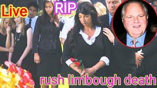 Rush limbough death news |RIP| rush hodun limbough