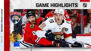 Panthers @ Blackhawks 10/25 | NHL Highlights 2022