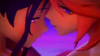 Raiden Shogun X Yae Miko hentai | ViciNeko animition edit
