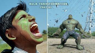 #Superheroes Hulk Transformation In Real Life Part-05 | Fan made #Marvel_Hulk VFX movie |