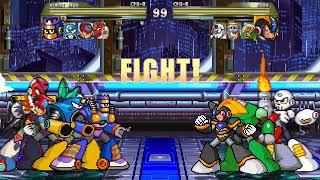 8 player Simul fight - Mega Man Robot Master Mayhem