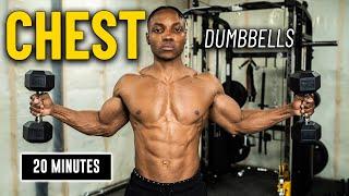 20 Minute Dumbbell Chest Workout | Build & Burn #1