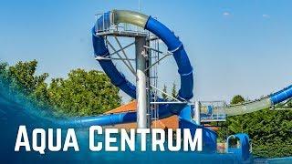 WATER PARK WITH LOOPING SLIDE: Aqua Centrum Cegléd, Hungary (All Slides POV)