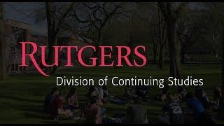 About Rutgers Division of Continuing Studies