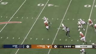 Texas’s First TD of the Season | 78-yard catch and run by Joshua Moore