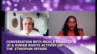 Primelogue | Conversation with Nicola DeMarco, JD & Human Rights Activist on the  Ethiopian Affairs