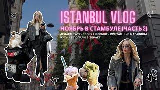 ISTANBUL VLOG | Ноябрь в Стамбуле часть 2 | делаем татуировку | шопинг | винтажные магазины | кафе