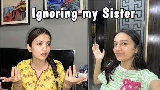 Ignoring my sister For 24 hours Challenge | Rabia Faisal | Sistrology