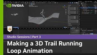 Making a 3D Trail Running Loop Animation w/ Alexandre Albisser Part 3: Procedural Animation Speed