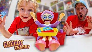Father & Son PLAY GREEDY GRANNY (DON'T WAKE HER UP!)