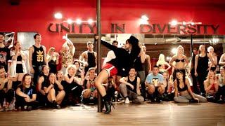 YANIS MARSHALL HEELS CHOREOGRAPHY "DANCE LIKE WE'RE MAKING LOVE" CIARA. MILLENNIUM IN LOS ANGELES.