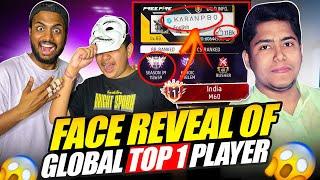 Face Reveal Of India Top 1 Player ️ Prank On Rank Game Top 1 Player   - Garena Free Fire Max