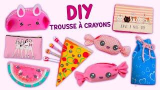 12 IDÉES DE TROUSSES À CRAYONS DIY QUE VOUS ALLEZ ADORER - MIGNON ET FACILE