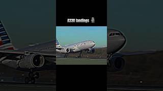 Other planes landing VS A330 landings 