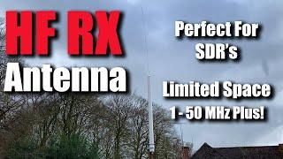 HF RX SWL Antenna For Small Spaces And Apartments RTL SDR