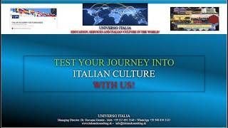 UNIVERSO ITALIA - Complete company presentation