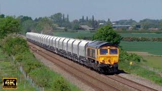 GBRf Class 66 UK Railfreight Variety in 2020/2021 (4K)