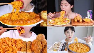 KOREAN MUKBANGERS AND THEIR CHEESY CARBO FIRE NOODLES