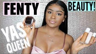 *NEW* FENTY BEAUTY CONCEALER & POWDER REVIEW & TUTORIAL!