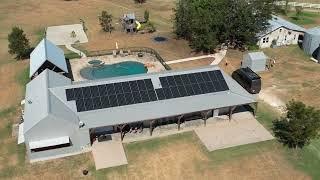 Solar Panels on Smithville, Texas Ranch House | Freedom Solar Power